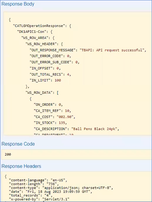 Multiple Testing Response Successful