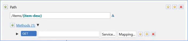 Remaining GET Method displays. Put, Delete, and Post are removed.