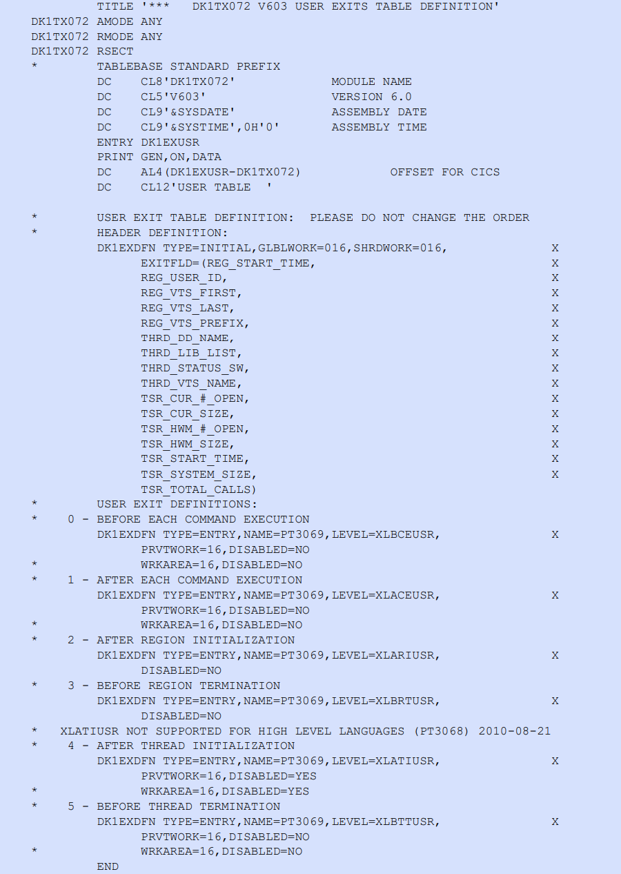 Sample implementation of DX1EXDFN in DK1TX072