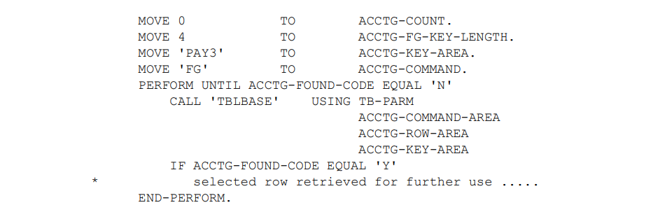 Retrieving rows using a partial key